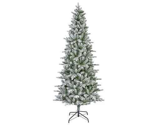 Everlands Killington 240 cm – met rijpafwerking groen/wit – kunstkerstboom - afbeelding 1