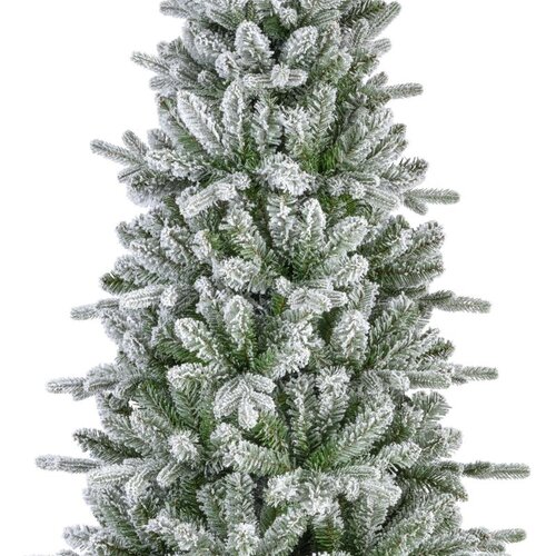 Everlands Killington 240 cm – met rijpafwerking groen/wit – kunstkerstboom - afbeelding 3