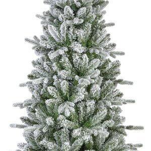 Everlands Killington 240 cm – met rijpafwerking groen/wit – kunstkerstboom - afbeelding 3