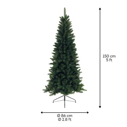 Everlands Lodge slim pine groen dia86-H150cm - afbeelding 6