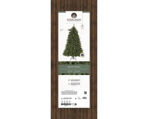Everlands Malmö kunstkerstboom - groen/wit - H150/D104 cm - afbeelding 6