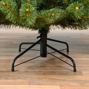 Everlands Malmö kunstkerstboom - groen/wit - H150/D104 cm - afbeelding 4
