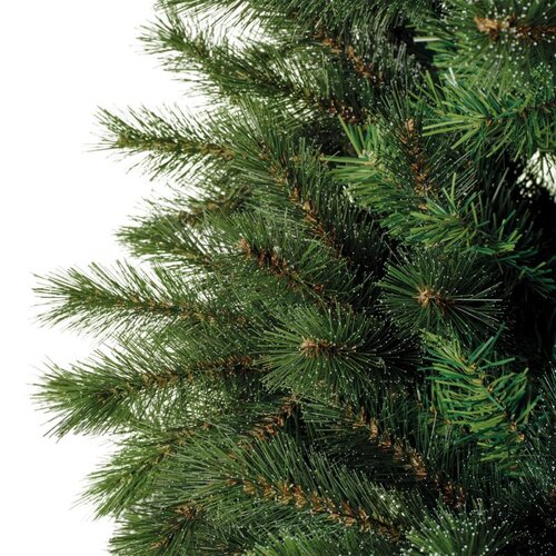Everlands Malmö kunstkerstboom - groen/wit - H120/D83 cm - afbeelding 5