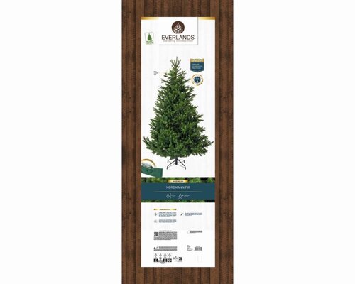 Everlands Nordmann kunstkerstboom - groen - H210/D150 cm - afbeelding 2