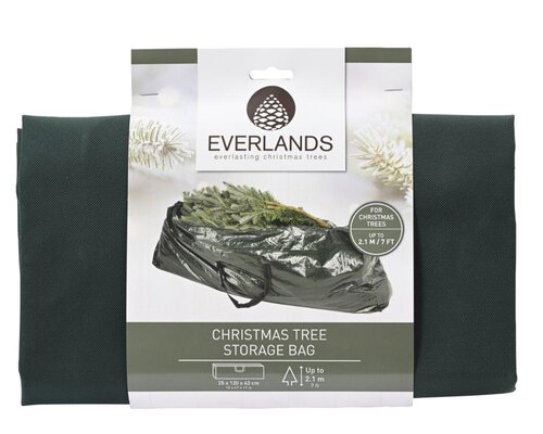Everlands Opbergzak polypropyleen - donker groen - 120 × 25 × 43 cm - afbeelding 1