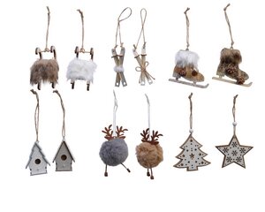 Decoris Figuren triplex - assortie - 0,5 × 5 × 9,5 cm