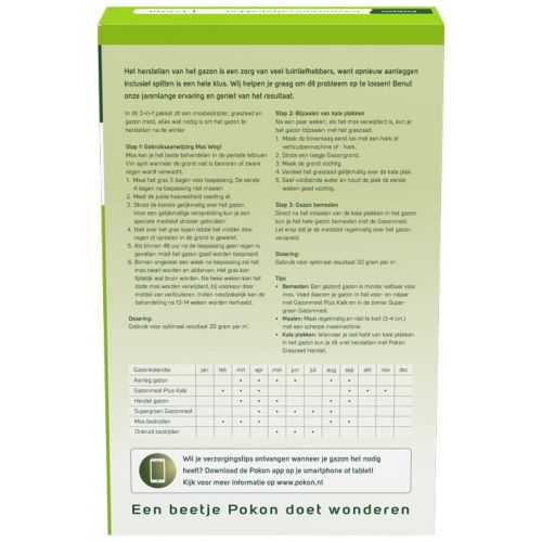 Pokon Gazon Renovatiepakket 3-in-1 25m2 - afbeelding 2