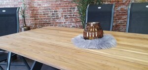 Hamilton teak with alu frame table 220 cm - afbeelding 4