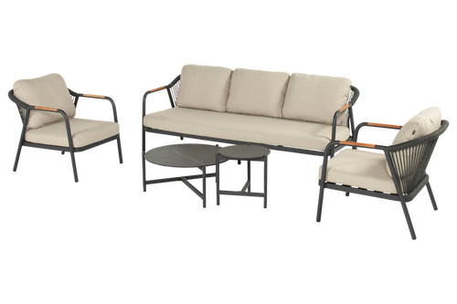 Hartman 2 x Nice lounge chair+3seater + 2x coffee table - afbeelding 1