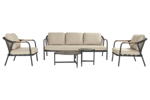 Hartman 2 x Nice lounge chair+3seater + 2x coffee table - afbeelding 2