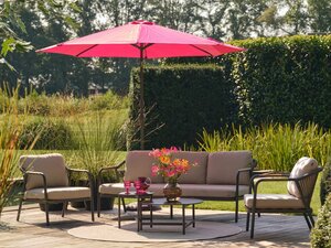 Hartman 2 x Nice lounge chair+3seater + 2x coffee table - afbeelding 4