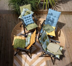 Hartman Cuba Ocean 123x50x8 Hoge Rug - afbeelding 2