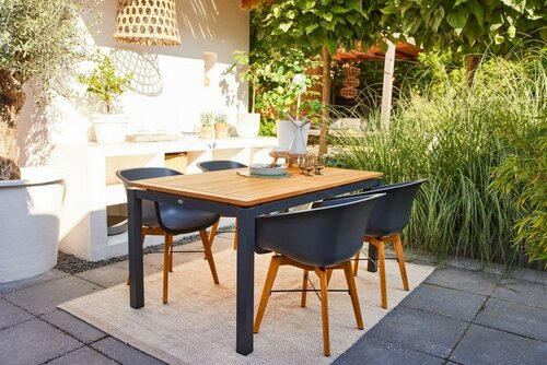 Hartman Sonata teak table 160x90cm FSC teak - afbeelding 14