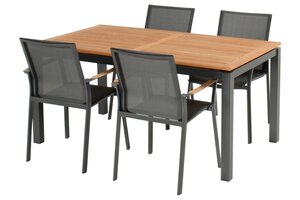 Hartman Sonata teak table 160x90cm FSC teak - afbeelding 4