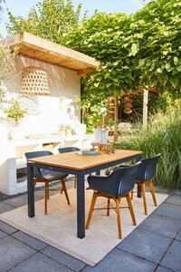 Hartman Sonata teak table 160x90cm FSC teak - afbeelding 18