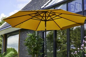 Hartman Sophie+ Parasol r.300cm, 200gr. polyester, grade 5, cranck&tilt, 8 ribs, UV protection UPF5 - afbeelding 2