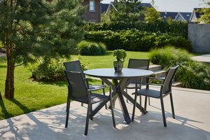 Hartman Xander round alu ceramic table D120xH75cm - afbeelding 9