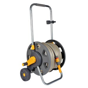 Hozelock slangenwagen compleet voor max. 90 m slang, inclusief 50 meter Ø 12,5 mm slang, startset ko - afbeelding 1