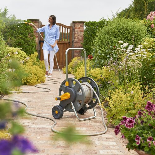 Hozelock slangenwagen compleet voor max. 90 m slang, inclusief 50 meter Ø 12,5 mm slang, startset ko - afbeelding 3