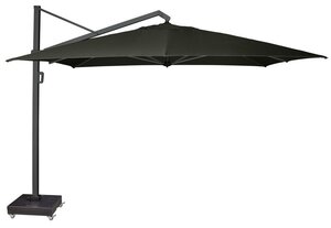 Platinum zweefparasol Icon Premium 350x350 Faded black - afbeelding 1