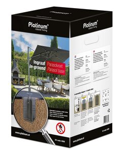 Platinum zweefparasol Ingraaf parasolvoet - afbeelding 6