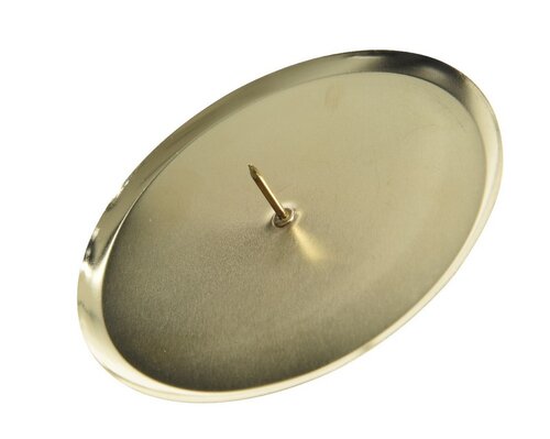 Decoris Kandelaar - licht goud - Ø 8 cm - afbeelding 1