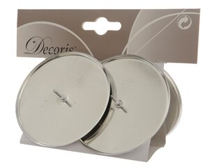 Kandelaar ijzer zilver - afbeelding 2