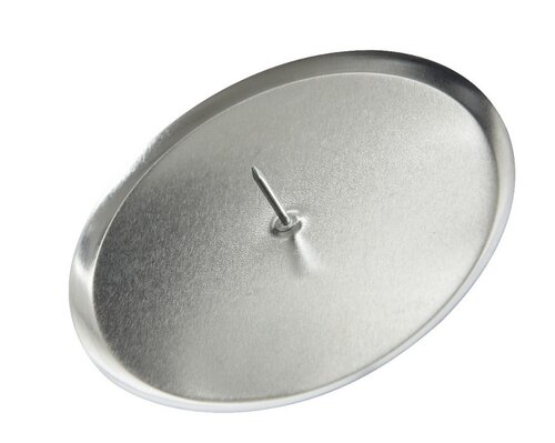 Kandelaar ijzer zilver - afbeelding 1