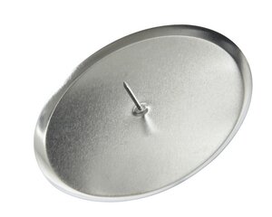 Kandelaar ijzer zilver - afbeelding 1