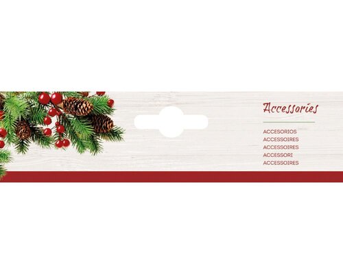 Kerststalaccessoires kunststof - creme wit - 10 × 2 × 12 cm - afbeelding 2
