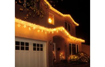 Kerstverlichting buiten huis