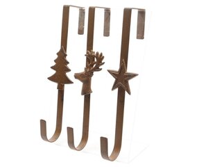 Decoris Kranshouder ijzer - bruin - 11 × 7 × 29 cm