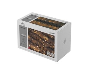 LED ivy 700 LED – 16 m warm wit 4m aanloopsnoer zwart – timer en dimmer