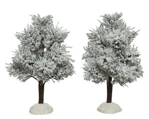 Lumineo boom voor binnen dennengroen – lengte 9 cm, breedte 9 cm, hoogte 14 cm - afbeelding 1