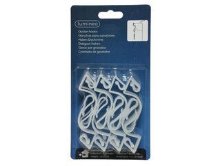 Lumineo Haken voor buiten - wit - 2,1 × 7 × 1,2 cm - afbeelding 1