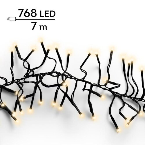 Lumineo LED clusterverlichting voor buiten - zwart/soft gold - 700 cm - afbeelding 8