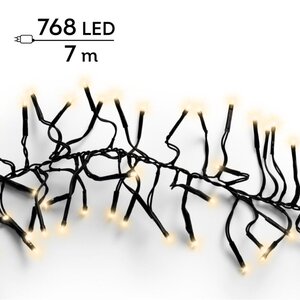 Lumineo LED clusterverlichting voor buiten - zwart/soft gold - 700 cm - afbeelding 8
