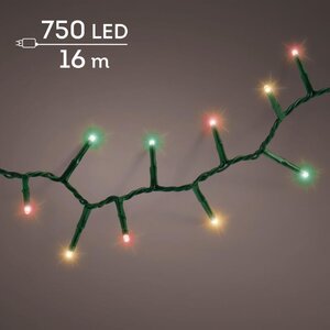 Lumineo LED compactverlichting voor buiten - groen/rood/groen/klassiek warm - 1600 cm