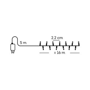 Lumineo LED compactverlichting voor buiten - groen/soft gold - 1600 cm - afbeelding 4