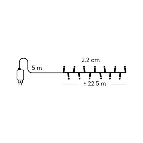 Lumineo LED compactverlichting voor buiten - groen/soft gold - 2250 cm - afbeelding 4