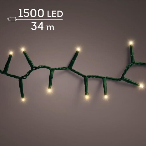 Lumineo LED compactverlichting voor buiten - groen/soft gold - 3400 cm - afbeelding 1