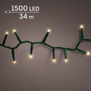 Lumineo LED compactverlichting voor buiten - groen/soft gold - 3400 cm - afbeelding 1