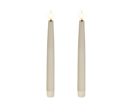 Lumineo LED dinerkaars voor binnen - creme/warm wit - Ø 2,2 cm - afbeelding 2