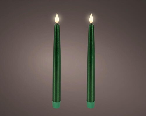Lumineo LED dinerkaars voor binnen - groen/warm wit - Ø 2,2 cm - afbeelding 1