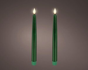 Lumineo LED dinerkaars voor binnen - groen/warm wit - Ø 2,2 cm - afbeelding 1
