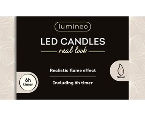 Lumineo LED dinerkaars voor binnen - ossenbloed/warm wit - Ø 2,2 cm - afbeelding 3
