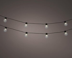 Lumineo LED feestverlichting voor buiten - zwart/warm wit - Ø 5 cm - afbeelding 1