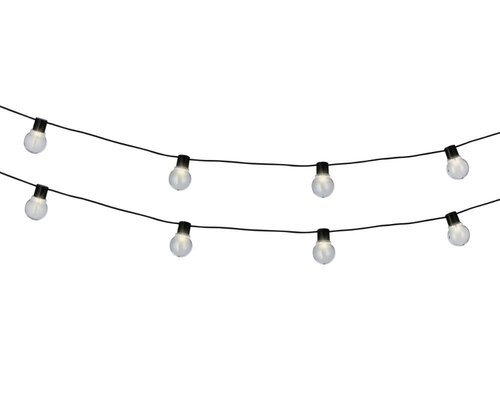 Lumineo LED feestverlichting voor buiten - zwart/warm wit - Ø 5 cm - afbeelding 3