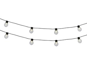 Lumineo LED feestverlichting voor buiten - zwart/warm wit - Ø 5 cm - afbeelding 3