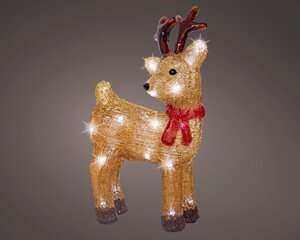 Lumineo LED figuur voor buiten - bruin/koel wit - 11,5 × 18,5 × 29 cm - afbeelding 1